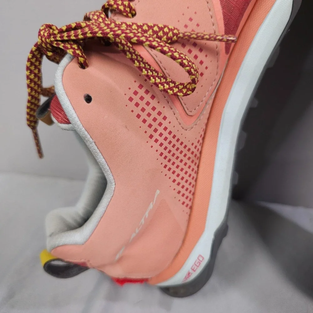 Altra Loan Peak 5 Shoes Women Size 8.5 Pink Rose Coral Low Trail Hiking Sneaker